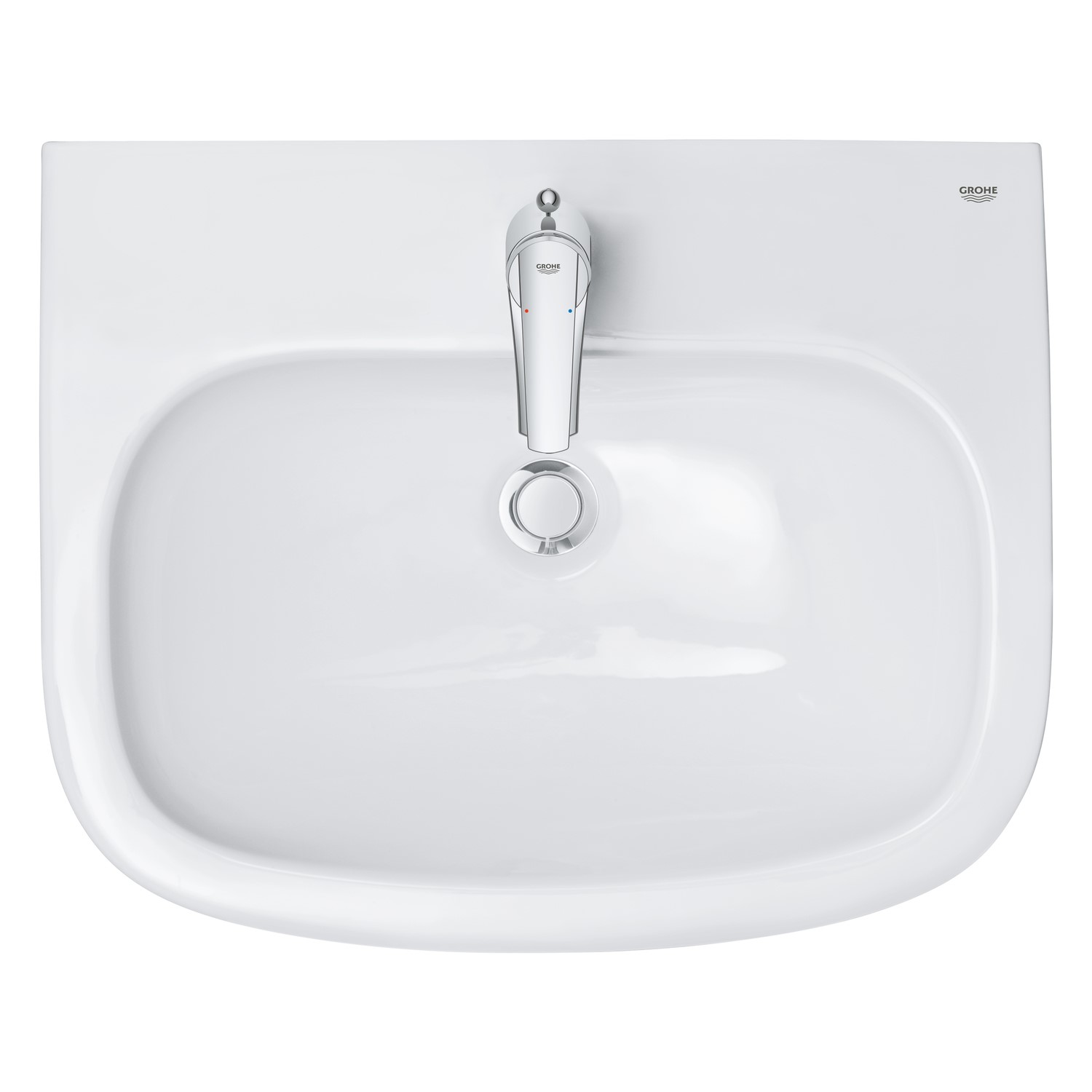 Grohe Bassein Grohe Euro Wall Hung Basin 600mm - Better Bathrooms