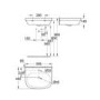 GRADE A1 - Grohe Euro Wall Hung Basin 600mm