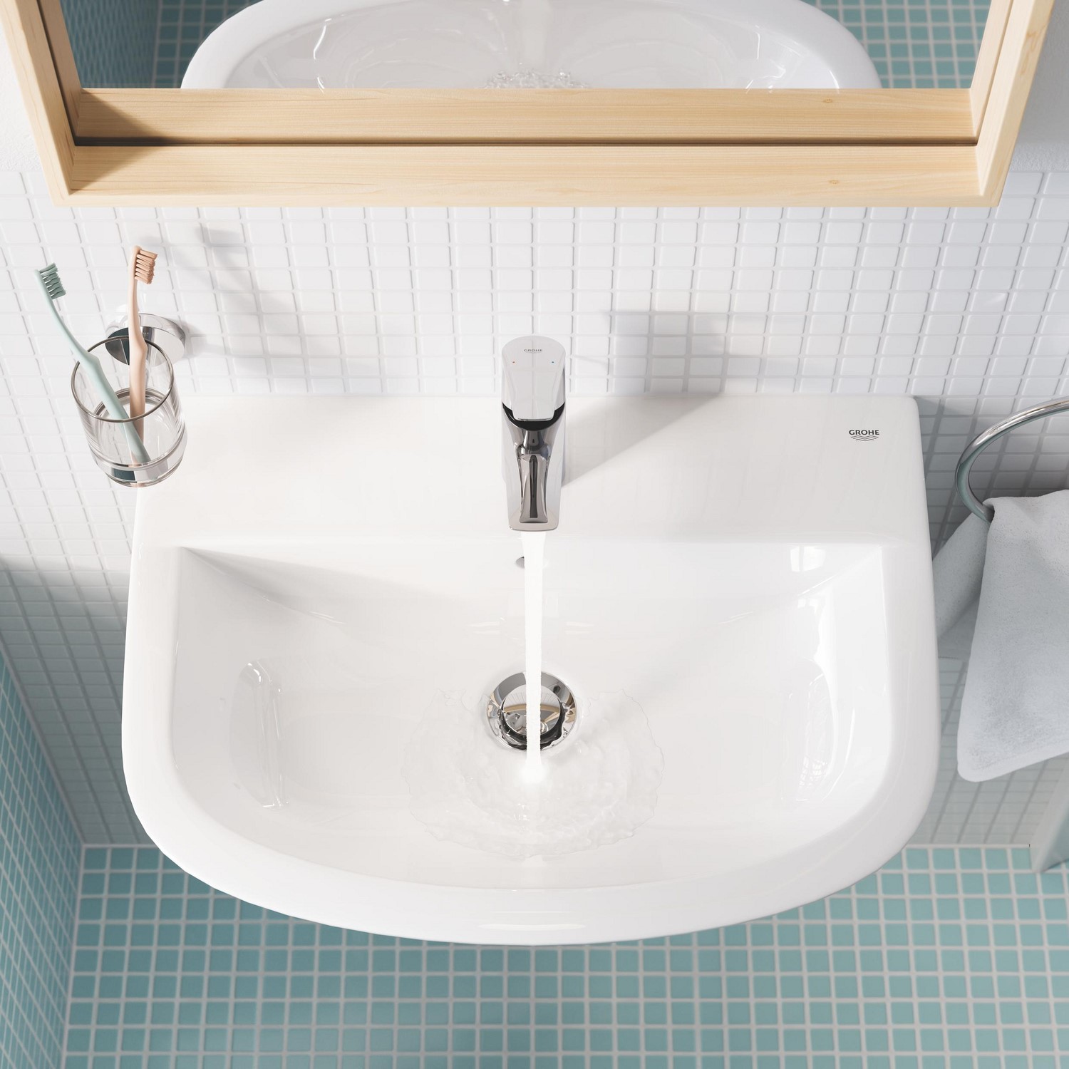 Grohe Bassein Grohe Bau Wall Hung Basin 550mm - Better Bathrooms