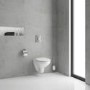 GRADE A1 - Grohe Solido 5in1 Bau Toilet Set- Toilet and Wall Hanging Frame with Cistern