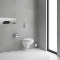 GRADE A1 - Grohe Solido 5in1 Bau Toilet Set- Toilet and Wall Hanging Frame with Cistern