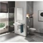 Wall Hung Toilet with Soft Close Seat Frame and Cistern - Grohe Solido Bau