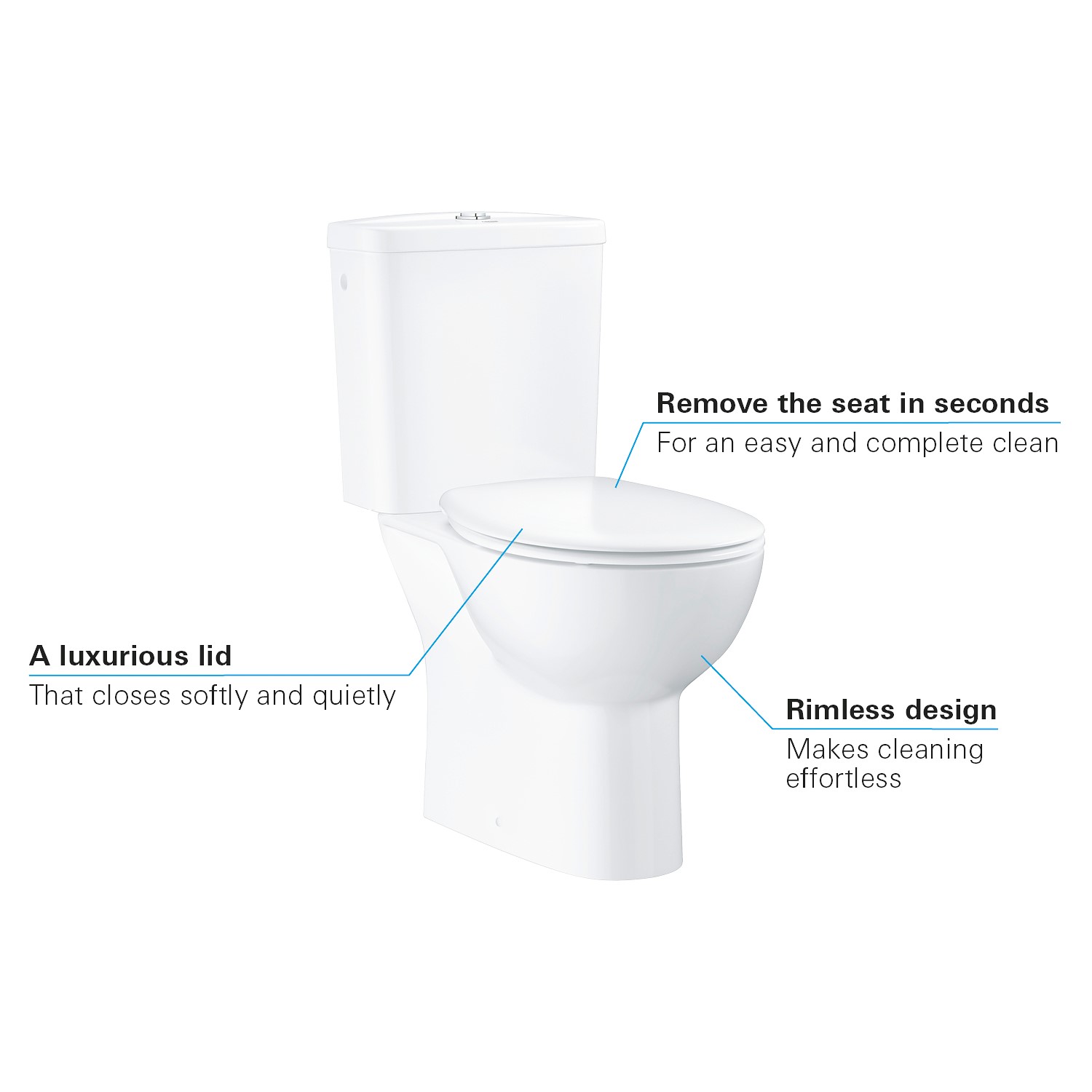 BAU CERAMIC STANDING WC