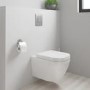 Grohe Euro Solido Wall Hung Rimless Toilet with Concealed Cistern Frame and Flush Plate