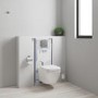 Grohe Euro Solido Wall Hung Rimless Toilet with Concealed Cistern Frame and Flush Plate