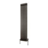 Reina Colona Raw Metal Vertical 3 Column Radiator - 1800 x 380mm Reina Colona Raw Metal Vertical 3 Column Radiator - 1800 x 380mm