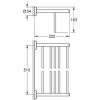 Grohe BauCosmopolitan Multi-Towel Rack