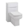 White Back to Wall WC Toilet Unit - Without Toilet - W500 x D200mm - Oakland