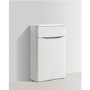 White Back to Wall WC Toilet Unit - Without Toilet - W500 x D200mm - Oakland