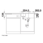 Blanco Legra 6-S 1.5 Bowl Inset White Composite Kitchen Sink