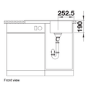 Blanco Legra 45-S Single Bowl Inset Black Composite Kitchen Sink