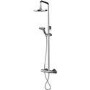 Dio Round Shower with Thermostatic Valve & Slide Rail Kit