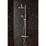 Dio Round Shower with Thermostatic Valve & Slide Rail Kit