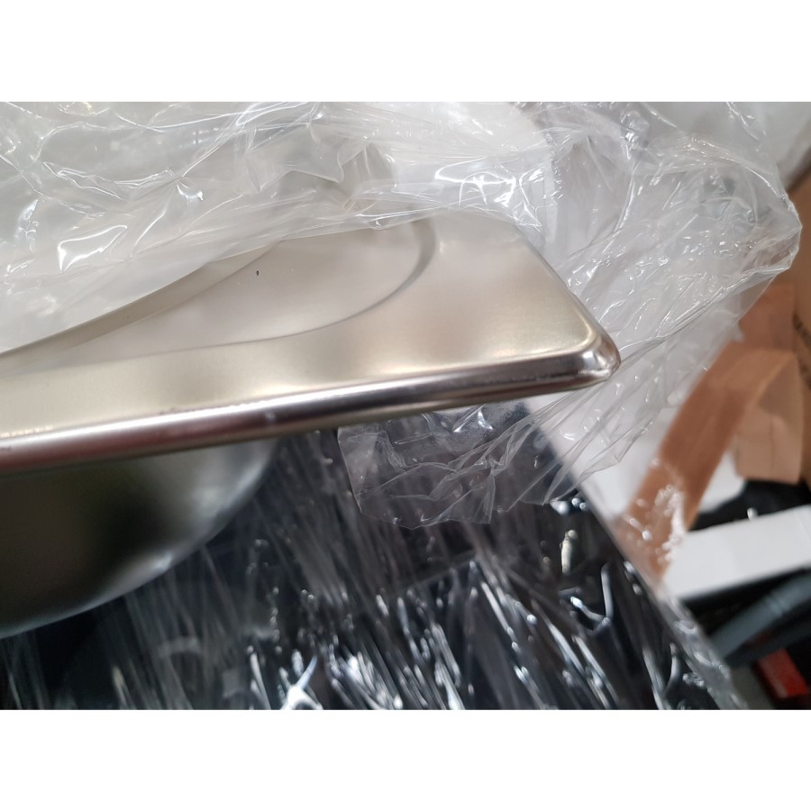 GRADE A2 - CDA KA20SS Compact 1 Bowl Stainless Steel Sink