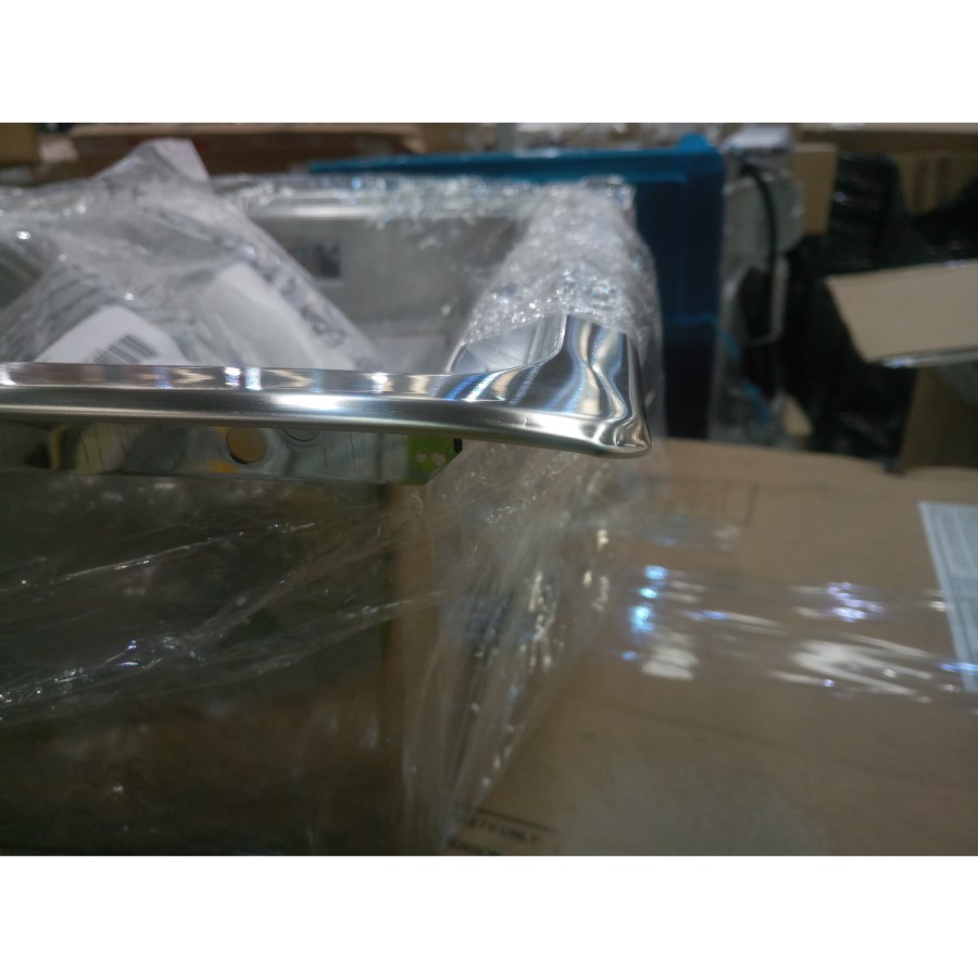 GRADE A2 - Smeg LD862-2 LD862 Mira Ultra Low Profile Double Bowl Stainless Steel Sink
