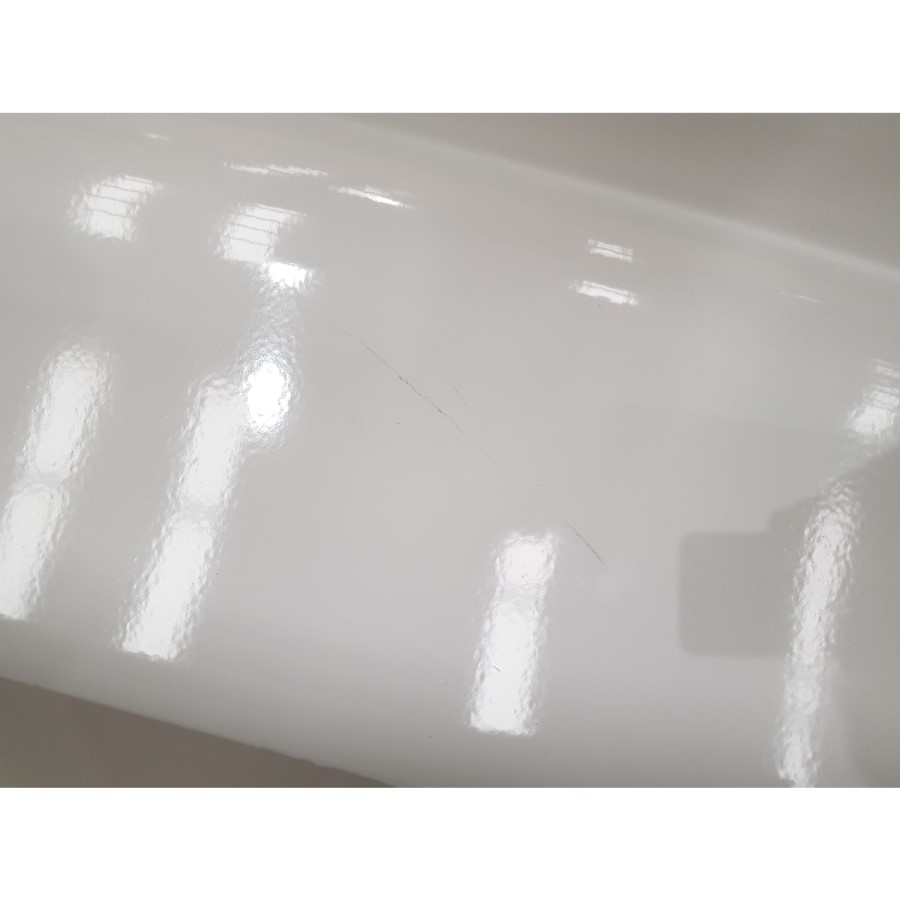 GRADE A2 - Single Ended Steel Bath with 2 Tap Holes - 1600 x 700mm