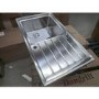 GRADE A2 - Taylor & Moore Como Single Bowl Reversible Drainer Stainless Steel Sink