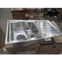 GRADE A2 - Taylor & Moore Como Single Bowl Reversible Drainer Stainless Steel Sink