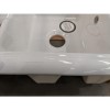 GRADE A2 - Reginox RL301CW 1.5 Bowl Reversible Inset Ceramic Sink White