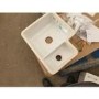 GRADE A2 - Reginox Tuscany 1.5 Bowl Ceramic White Undermount Kitchen Sink