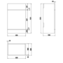 GRADE A2 - 500mm Toilet Unit Matt Grey - Bali