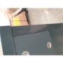 GRADE A2 - 500mm Dark Grey Gloss WC Toilet Unit - Portland