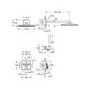 Grohe Grohtherm Concealed Thermostatic Mixer Shower with Square Wall Mounted Shower Head & Pencil Handset