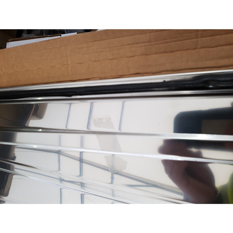 GRADE A2 - Essence Ava Single Bowl Reversible Drainer Stainless Steel Chrome Kitchen Sink - BeBa_26180