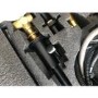 GRADE A2 - Arissa Round Matt Black Deck Mounted Shower Mixer Tap - 4 Tap Hole
