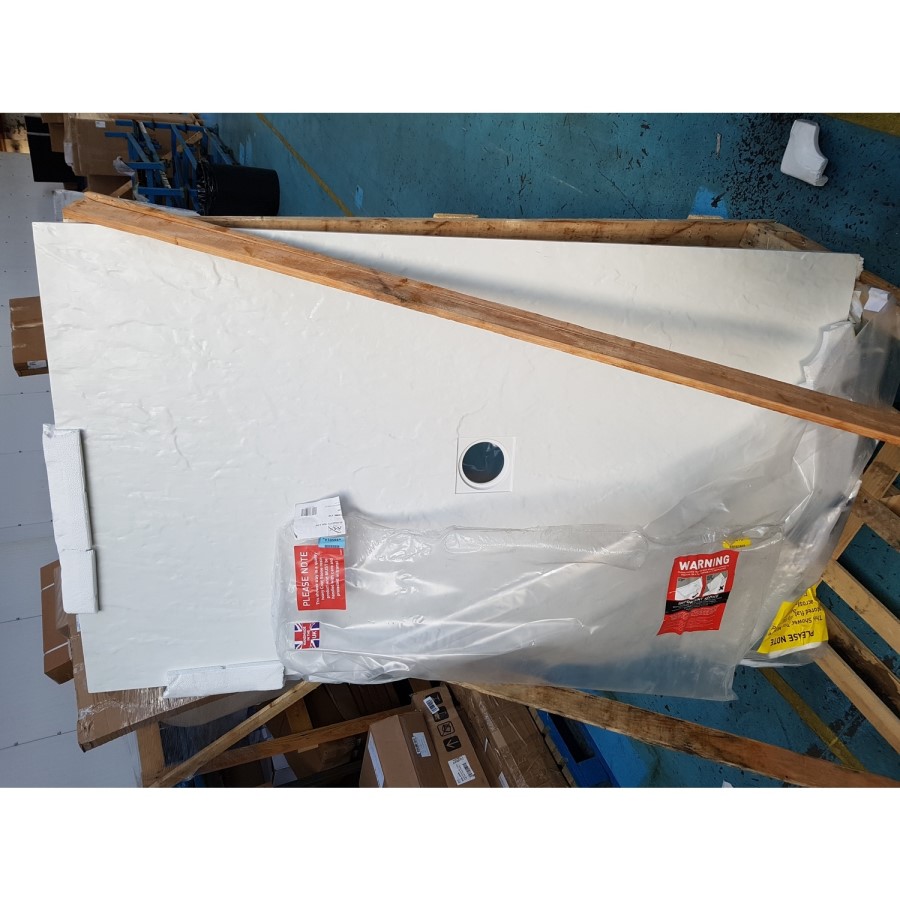 GRADE A2 - Silhouette 1600 x 900 Rectangular Ultra Low Profile Tray