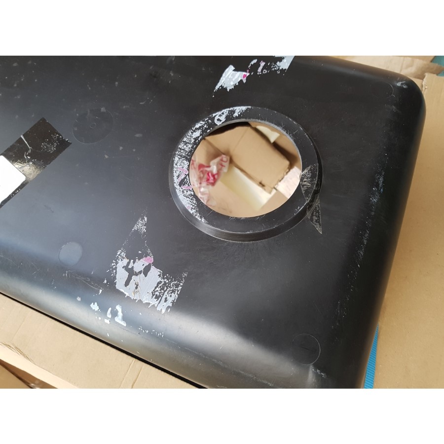 GRADE A2 - Single Bowl Black Kitchen Sink with Reversible Drainer - Essence Amelia