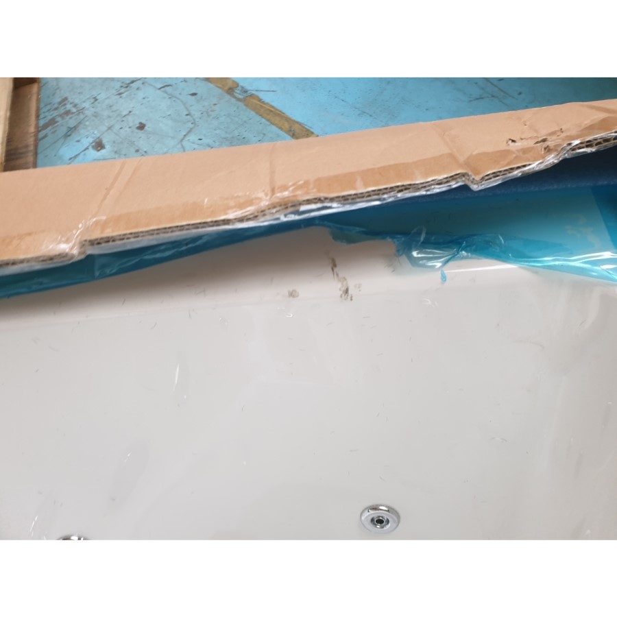 GRADE A2 - Chiltern Double Ended Bath with 14 Jet Whirlpool System - 1700 x 750mm