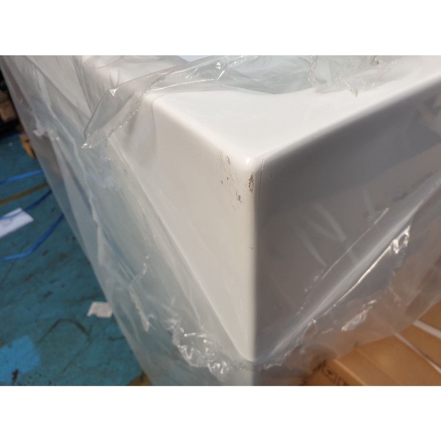 GRADE A2 - Riga Freestanding Bath Double Ended - 1585 x 690mm