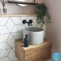 Wall Mounted Black Basin Mixer Tap - Arissa