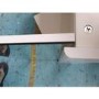 GRADE A2 - 600mm Wall Hung Mirrored 2 Door Cabinet White Gloss - Portland