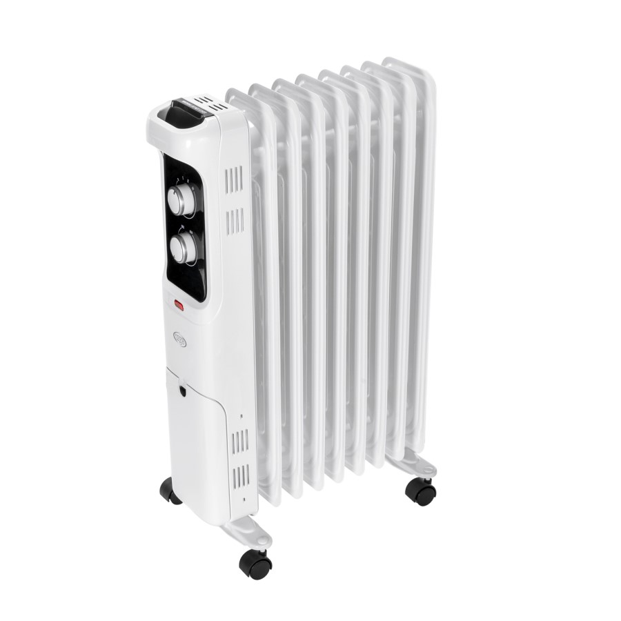 Argo Whisper 2 kw Portable Oil Filled Radiator 8 Fin with Thermostat