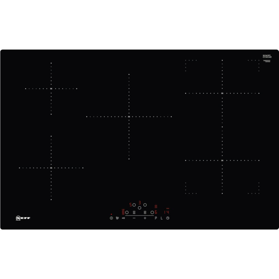 Refurbished Neff N70 T48FD23X2 80cm 5 Zone Induction Hob With TouchControl & CombiZone