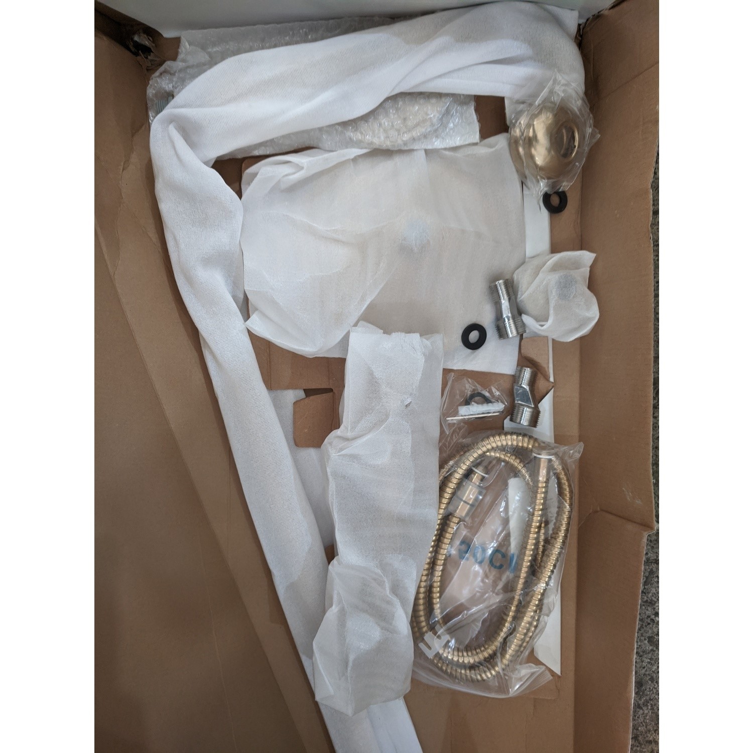 GRADE A2 Brass Thermostatic Mixer Bar Shower with Round Overhead