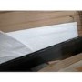 GRADE A2 - Black 1200 Framed Wet Room Shower Screen with Wall Support Bar - Zolla