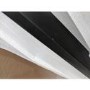GRADE A2 - Black 1000 Grid Wet Room Shower Screen with Wall Support Bar  - Nova