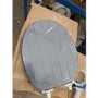GRADE A2 - Baxenden Soft Close Wood Toilet Seat - Matt Blue