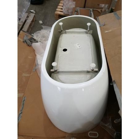GRADE A2 - Freestanding Double Ended Bath 1650 x 750mm - Lisbon