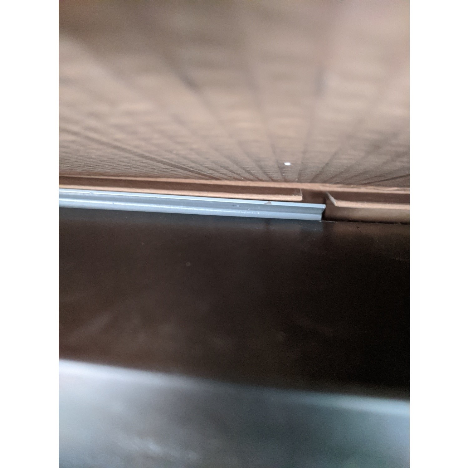 GRADE A2 800mm Black Wall Hung Countertop Basin Shelf Lugo Better