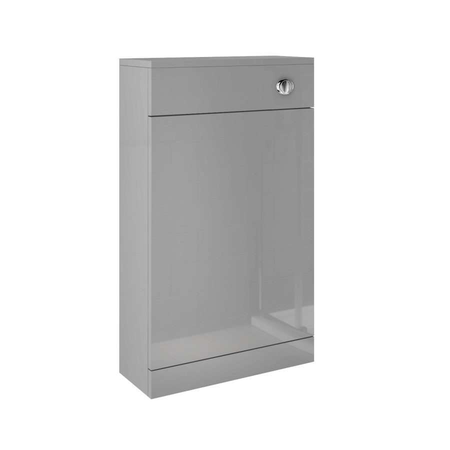 GRADE A1 - 500mm WC Toilet Unit - Grey - Ashford