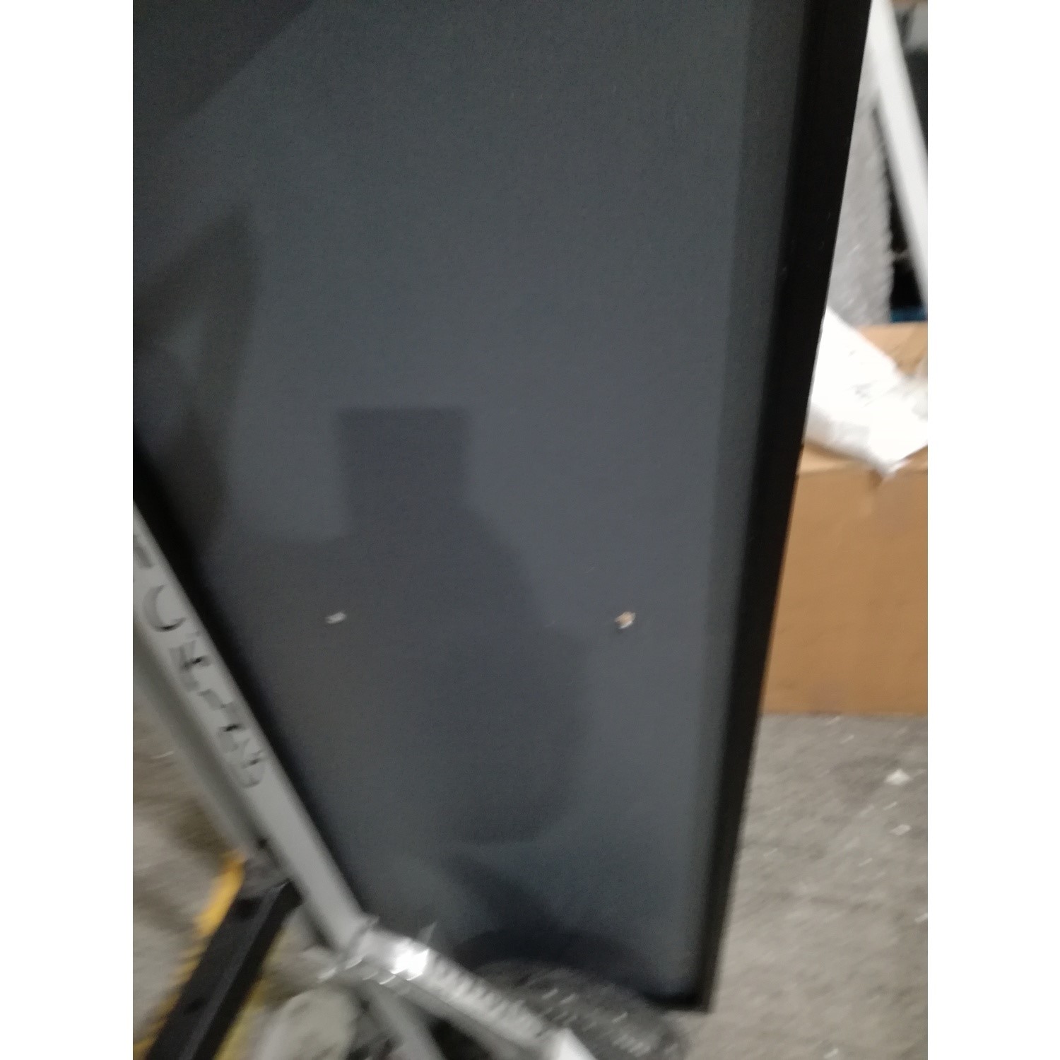 GRADE A2 Black Wall Mounted Tall Bathroom 400mm Roxbi