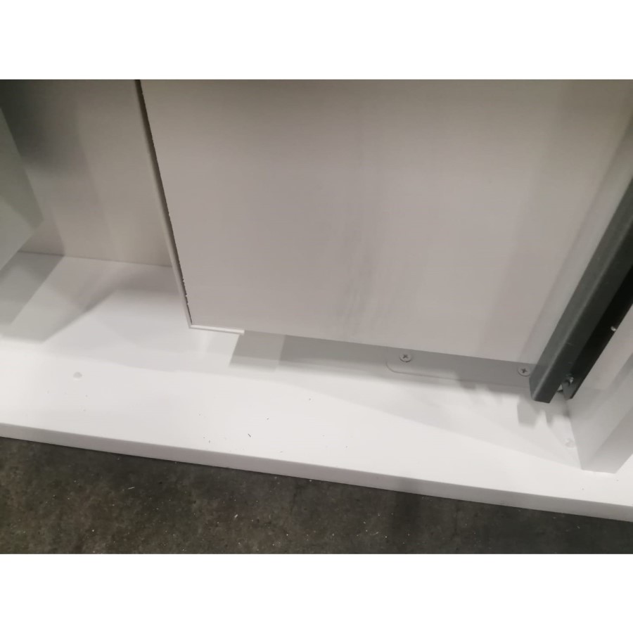 GRADE A2 - Lugo 1200mm Wall Hung Shelf & Drawer - Matt White
