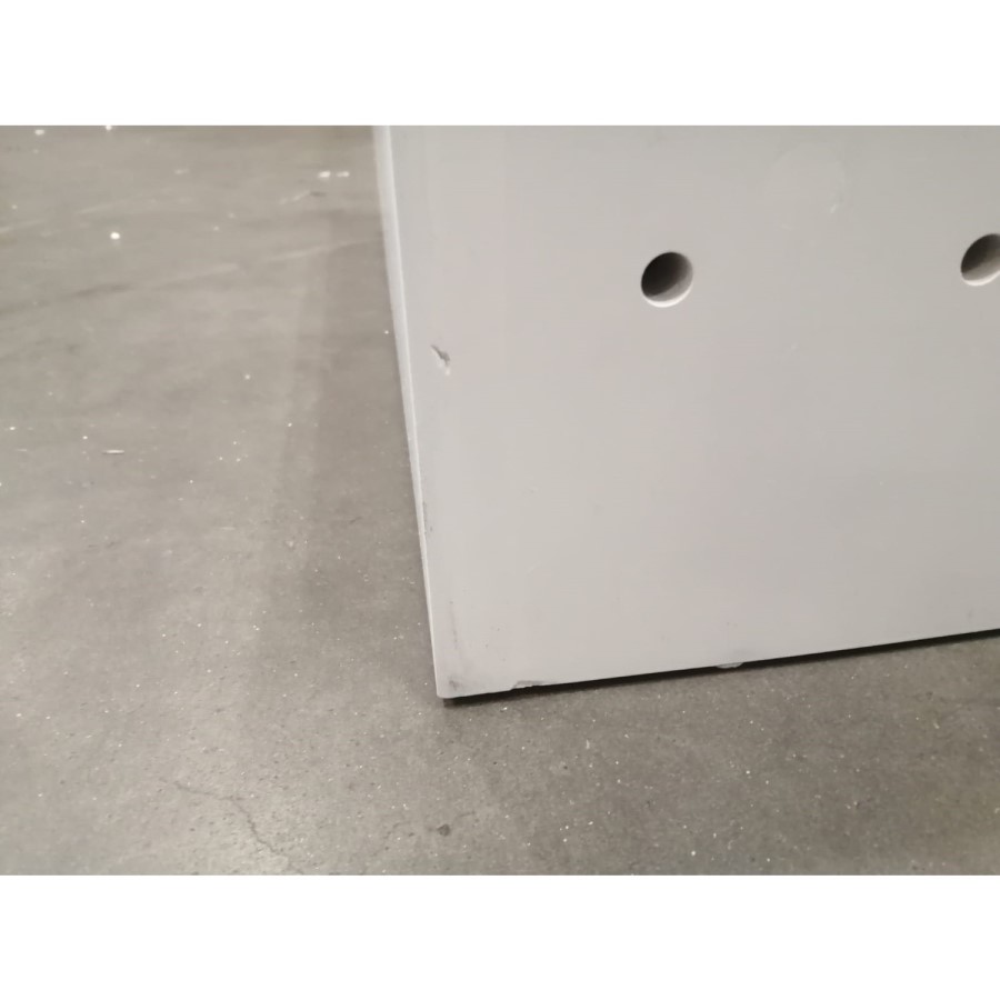 GRADE A2 - Lugo 1200mm Wall Hung Shelf & Drawer - Matt White