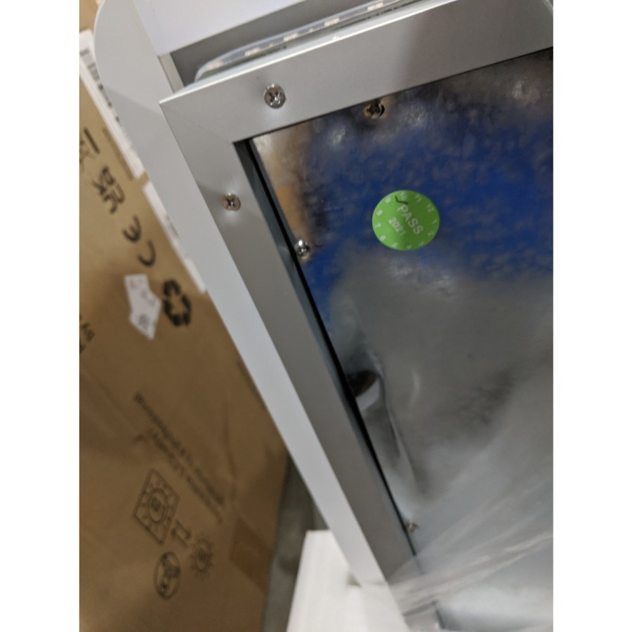 GRADE A2 - Rectangular LED Bathroom Mirror with Demister & Shaver Socket 600x800mm -Ariel 