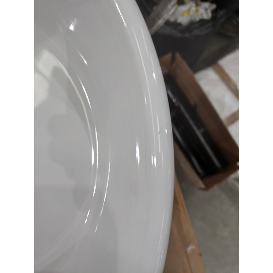 GRADE A2 - Round Small Countertop Basin 385mm - Alaska