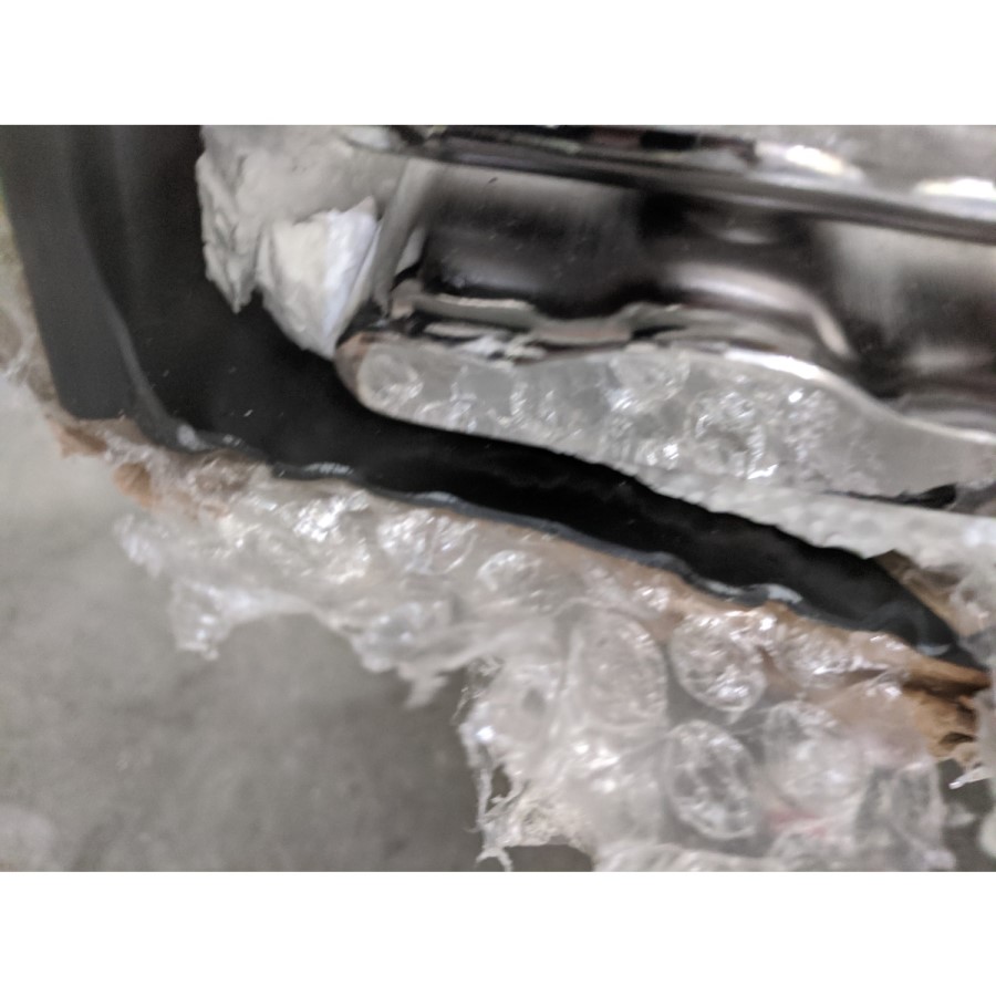 GRADE A2 - Chrome Vertical Single Panel Radiator 1800 x 452mm - Mojave